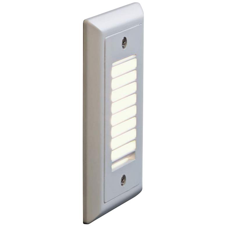 Image 1 Bruck Step 3 inchW Vertical Louver 3000K LED Outdoor Step Light