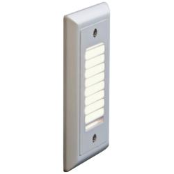 Bruck Step 3&quot;W Vertical Louver Amber LED Outdoor Step Light