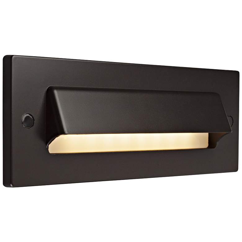 Image 1 Bruck Step 8 3/4 inch Wide Bronze Cove Outdoor LED Step Light