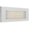 Bruck Step 8 3/4" Wide White Louver Outdoor LED Step Light