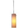 Bruck Titan I 4" Wide Matte Chrome LED Mini Pendant