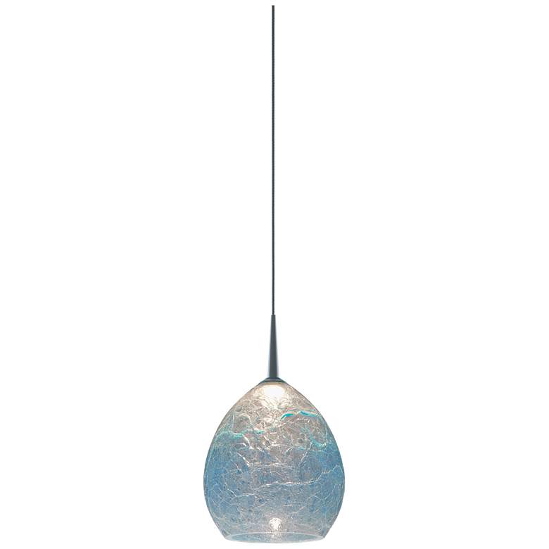 Image 1 Bruck Vibe 5 1/2" Wide Glacier Glass LED Mini Pendant
