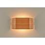 2_Bruck Zen 5 1/2" High Oak Wood LED Wall Sconce more views
