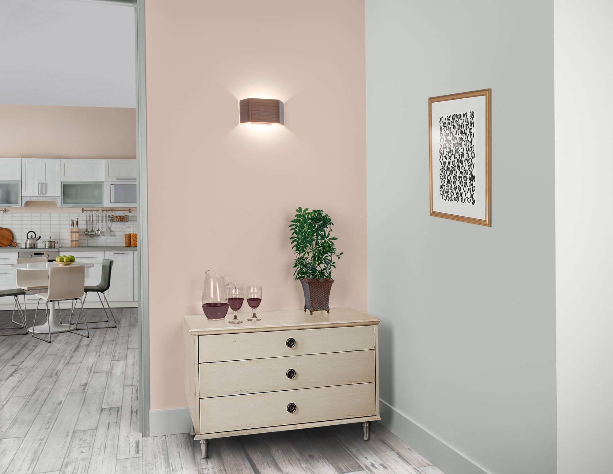 Image 4 Bruck Zen 5 1/2" High Walnut LED Wall Sconce more views