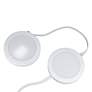 Brun 4 1/2"Wide White Wi-Fi LED Plug-In Puck Lights Set of 3