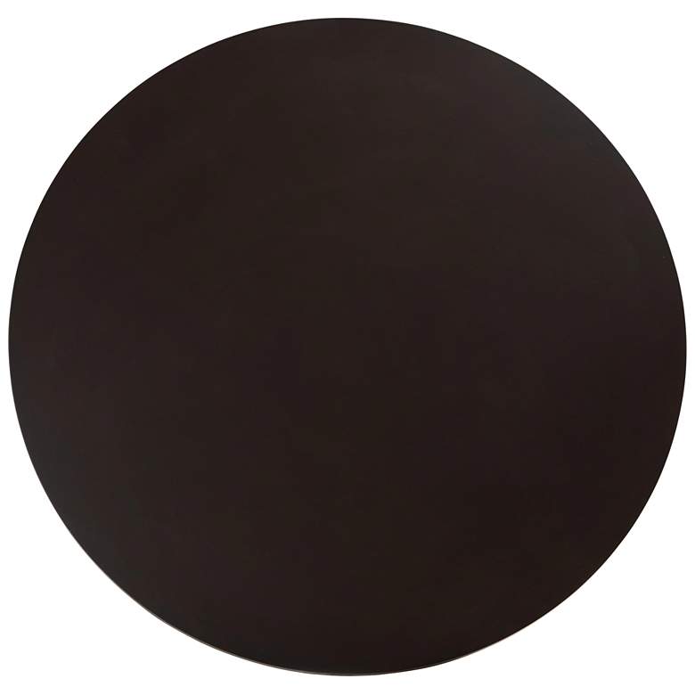 Image 3 Bruna Dark Brown Faux Leather 5-Piece Dining Set more views