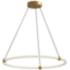 Bruni 32 1/2" Wide Brushed Gold LED Pendant Light