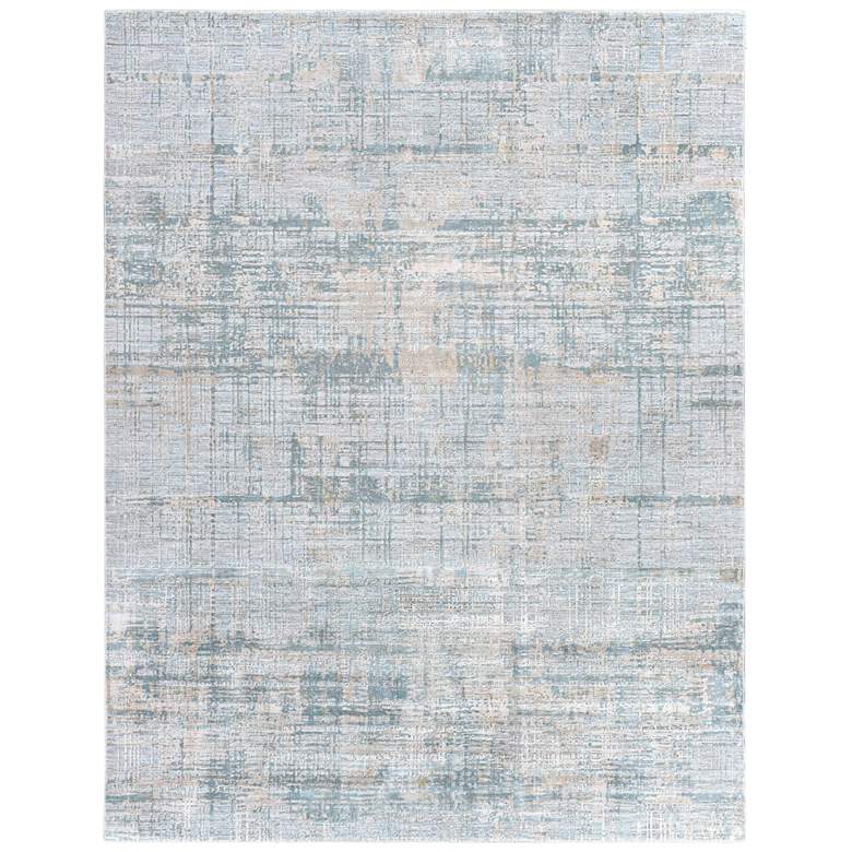 Image 2 Brunswick BWK-2301 7'10"x10'3" Gray and Ice Blue Area Rug