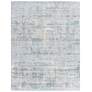 2_Brunswick BWK-2301 7'10"x10'3" Gray and Ice Blue Area Rug
