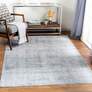 1_Brunswick BWK-2301 7'10"x10'3" Gray and Ice Blue Area Rug