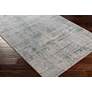6_Brunswick BWK-2301 7'10"x10'3" Gray and Ice Blue Area Rug more views