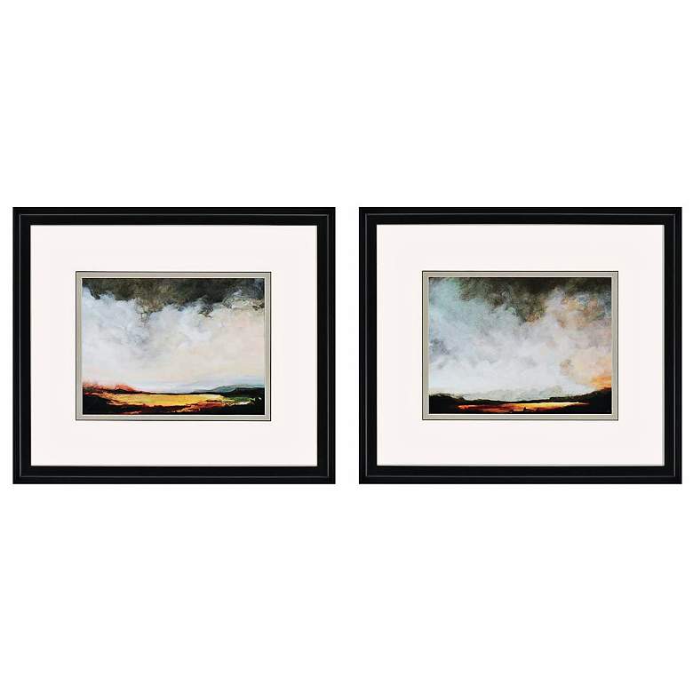 Image 1 Brush Fire Set of 2 28 inch Wide Giclee Wall Art