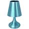 Brushed Blue Genie Touch Desk Lamp