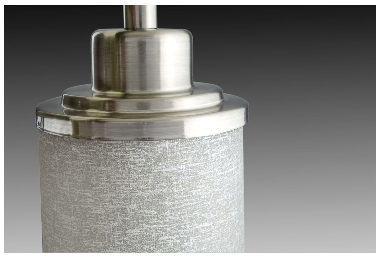 BRUSHED NICKEL ALEXA 4LT BATH CLR GLS