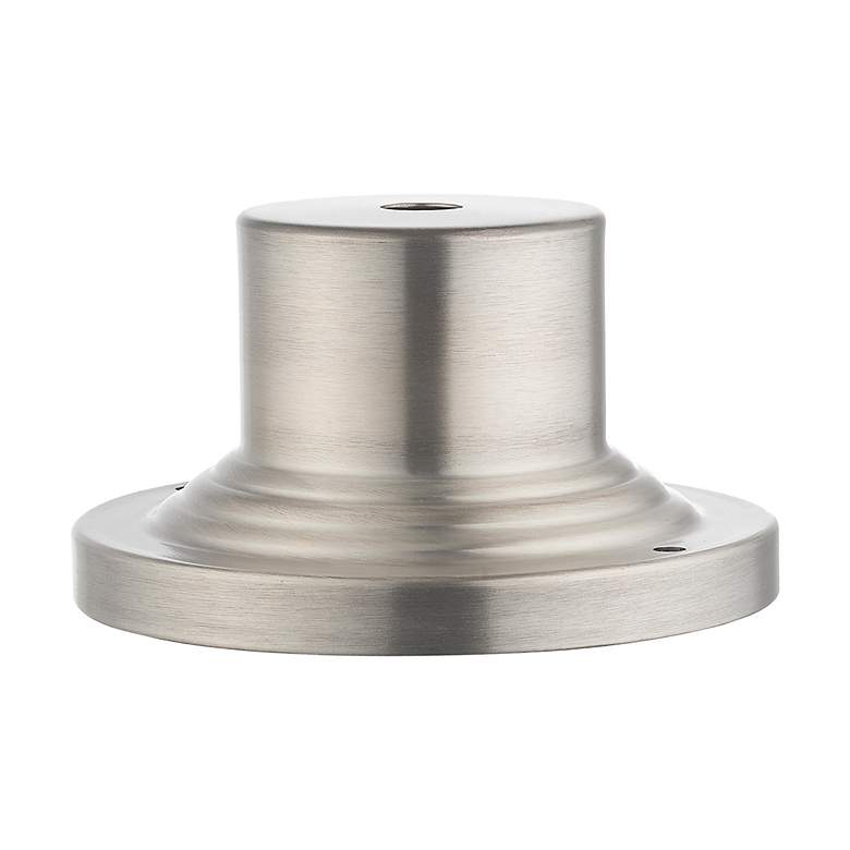 Image 3 Brushed Nickel Outdoor Pier Mount Adapter more views