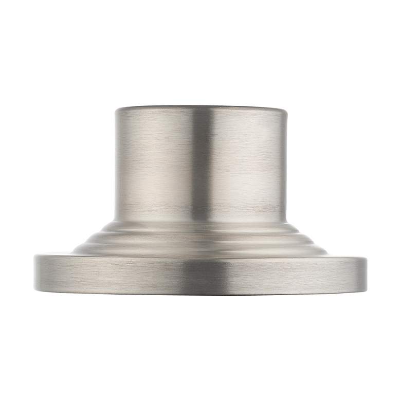 Image 5 Brushed Nickel Outdoor Pier Mount Adapter more views