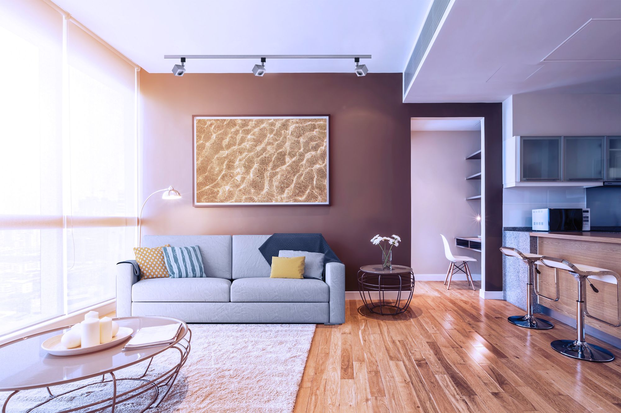 Image 2 Brushed Nickel Square 12 Watt LED Track Head for Halo System more views