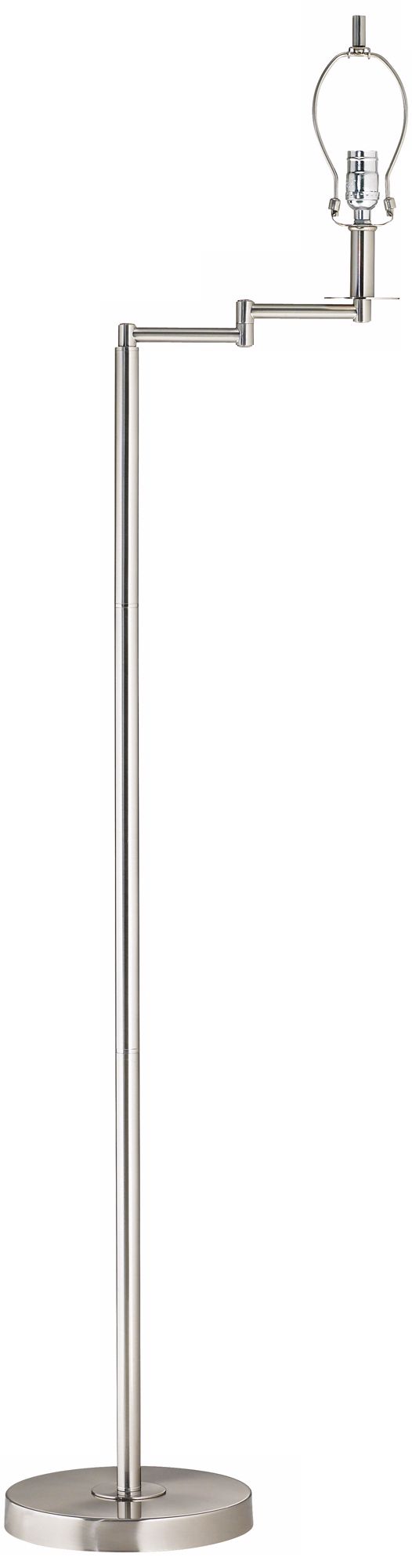 Brushed Nickel Swing Arm Floor Lamp 42316 Lamps Plus