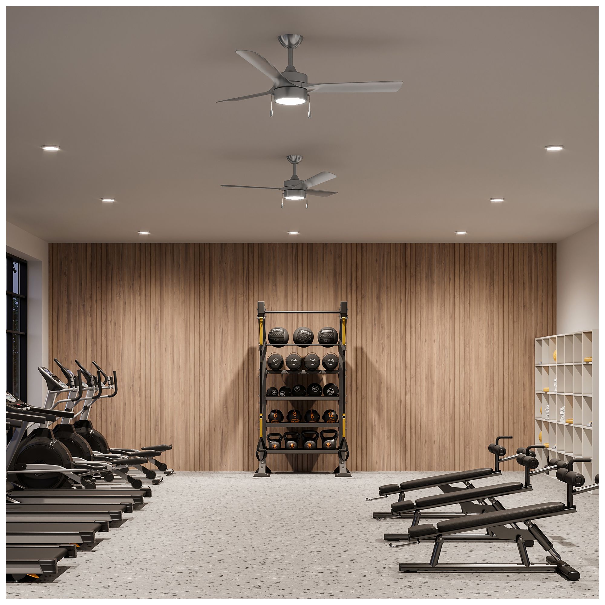 Image 7 Brushed Nickel with Silver Blades more views