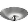 Brushed Steel 5" Round Line Voltage Pendant Canopy