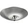 Brushed Steel 5" Round Line Voltage Pendant Canopy