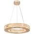 Brusmogan 22" Wide Plating Rose Gold LED Chandelier