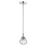3_Brussels 1 Light Polished Nickel Mini Pendant more views