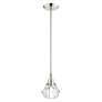 4_Brussels 1 Light Polished Nickel Mini Pendant more views