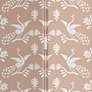 Brussels 67" Wide Silk Peacocks Fawn Oga Room Divider