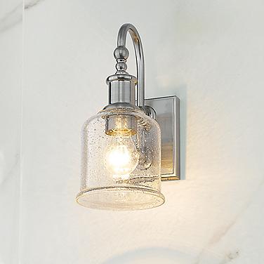 Bryant 12 1/4" High Brushed Nickel Metal Wall Sconce