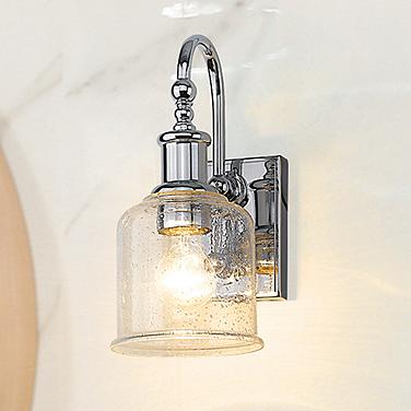 Bryant 12 1/4" High Chrome Wall Sconce