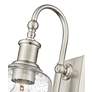 7_Bryant 12 1/4" High Brushed Nickel Metal Wall Sconce more views