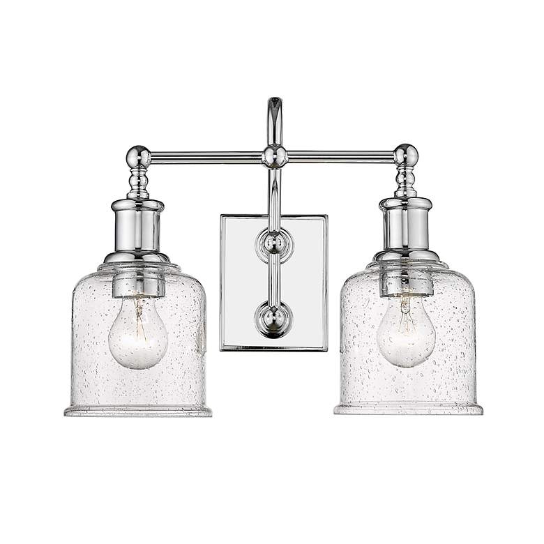 Image 5 Bryant 12 1/4" High Chrome 2-Light Wall Sconce more views