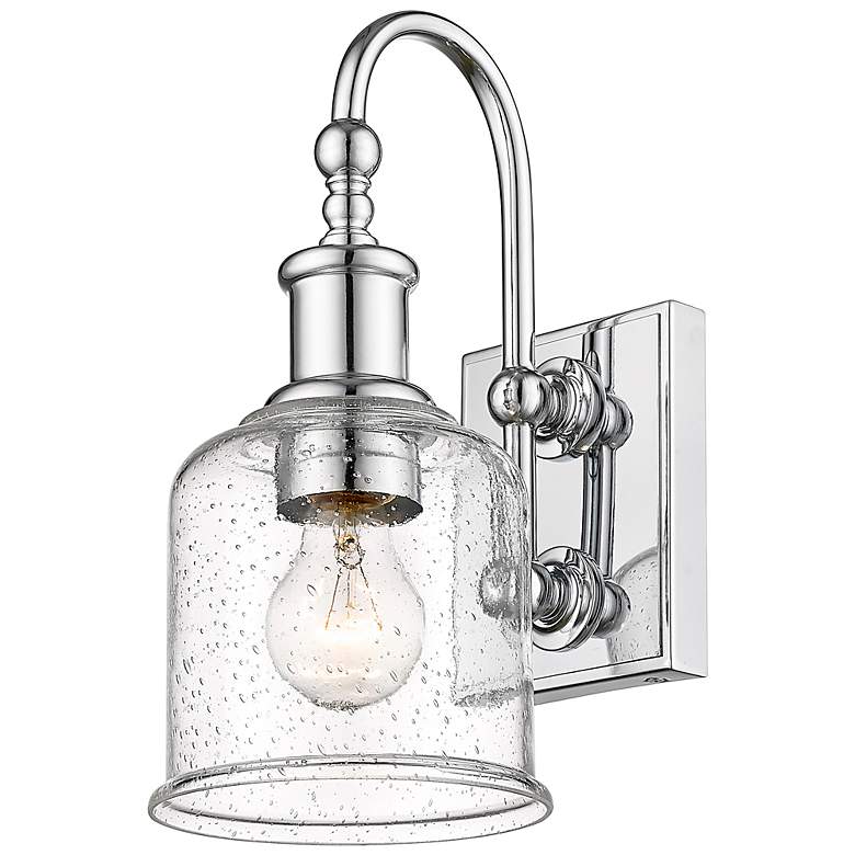 Image 2 Bryant 12 1/4" High Chrome Wall Sconce