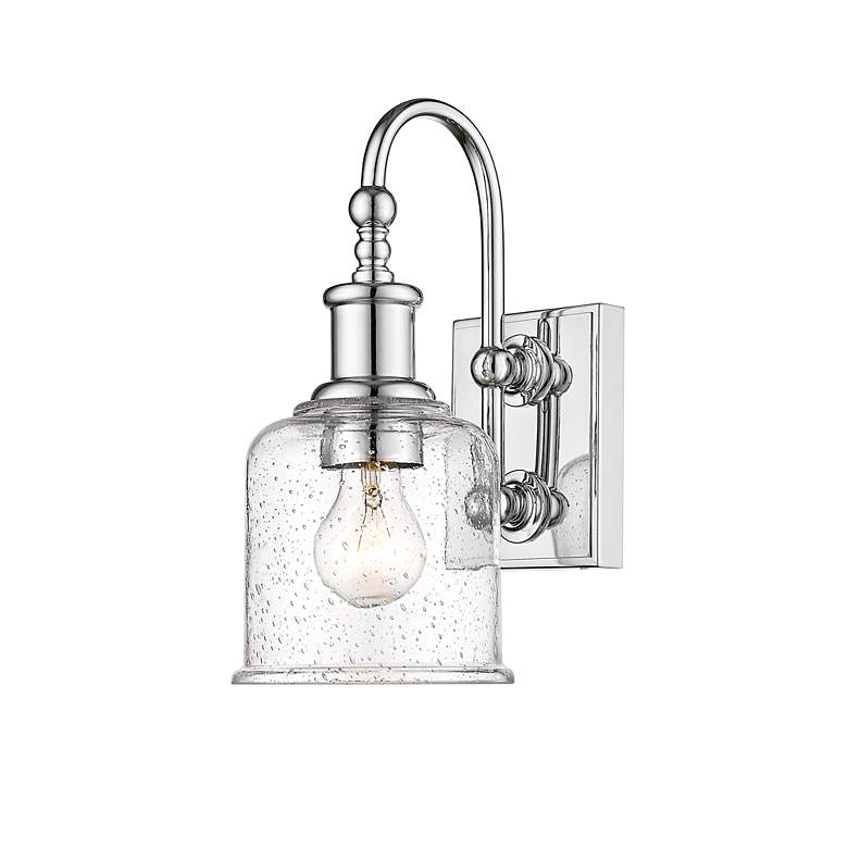 Image 6 Bryant 12 1/4" High Chrome Wall Sconce more views