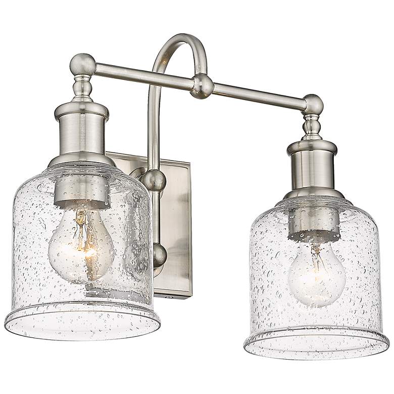 Image 3 Bryant 16"W Brushed Nickel 2-Light Wall Sconce/Bath Light