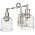 Bryant 16"W Brushed Nickel 2-Light Wall Sconce/Bath Light