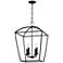 Bryant 17" Wide Aged Iron 4-Light Lantern Pendant