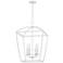 Bryant 17" Wide Matte White 4-Light Lantern Pendant
