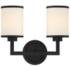 Bryant 2 Light Black Forged Wall Mount