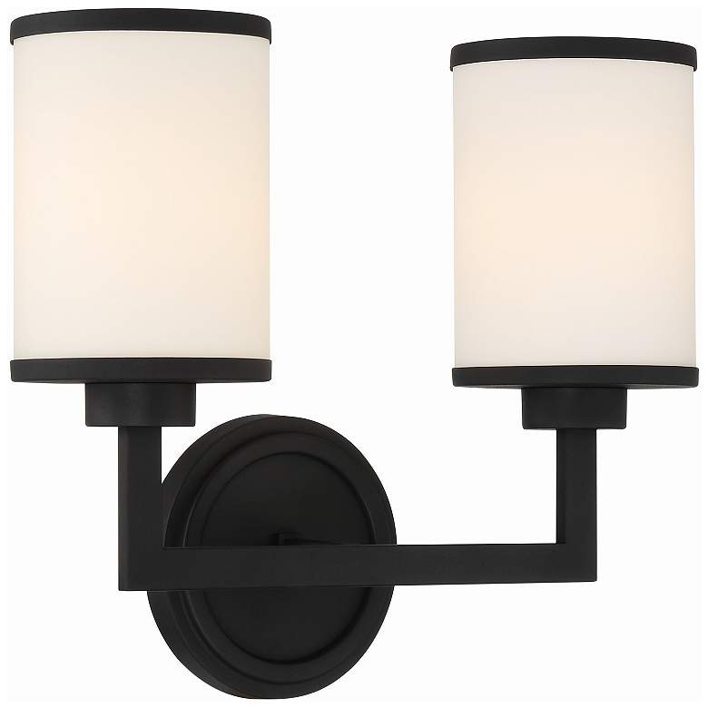 Image 5 Bryant 2 Light Black Forged Wall Mount more views