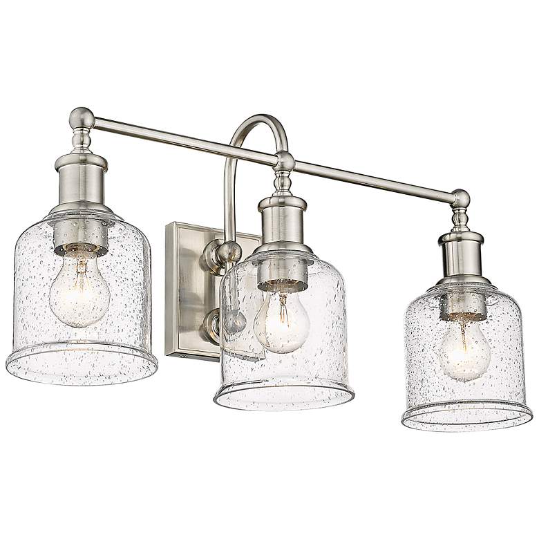 Image 3 Bryant 24" Wide Brushed Nickel 3-Light Vanity Bath Light