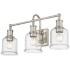 Bryant 24" Wide Brushed Nickel 3-Light Vanity Bath Light