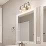 4_Bryant 24" Wide Brushed Nickel 3-Light Vanity Bath Light more views