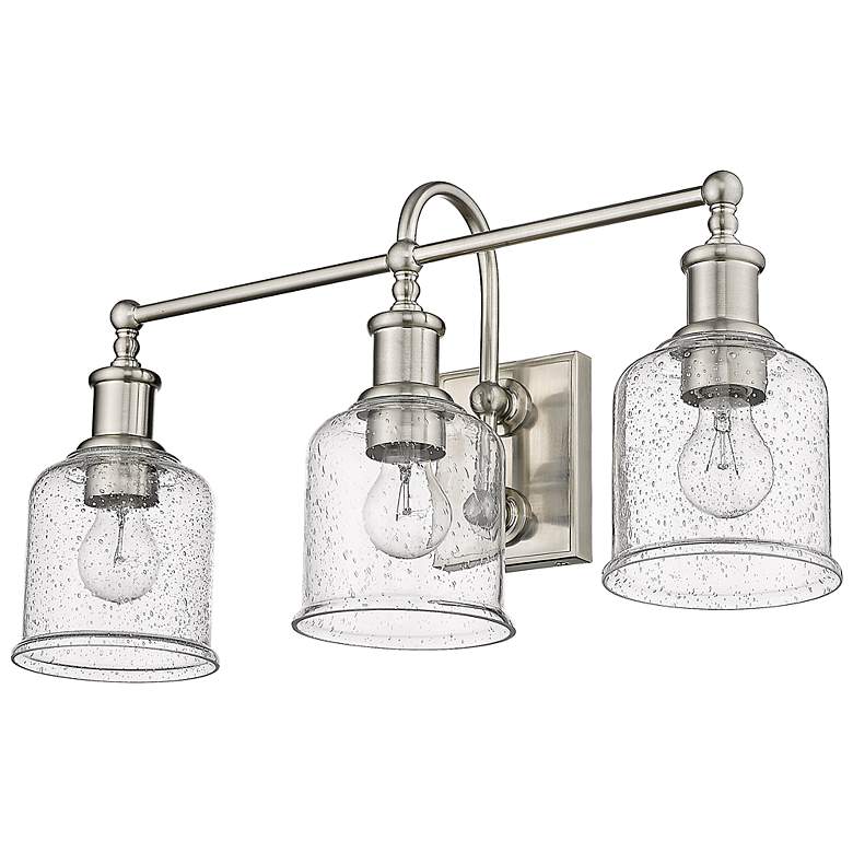 Image 7 Bryant 24" Wide Brushed Nickel 3-Light Vanity Bath Light more views