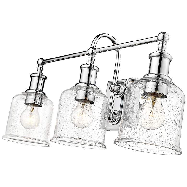 Image 3 Bryant 24" Wide Chrome 3-Light Vanity Bath Light more views