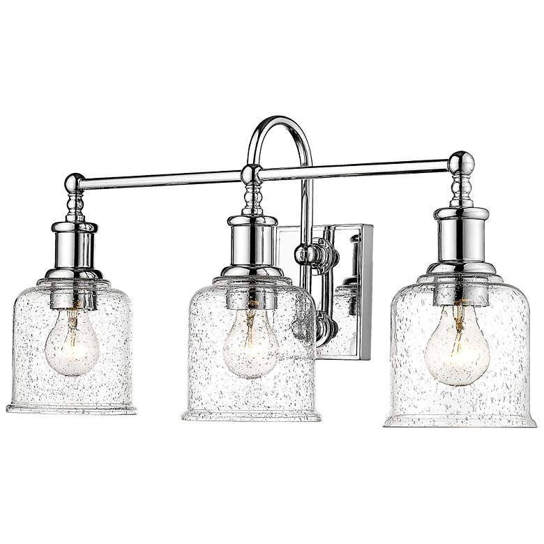 Image 4 Bryant 24" Wide Chrome 3-Light Vanity Bath Light more views