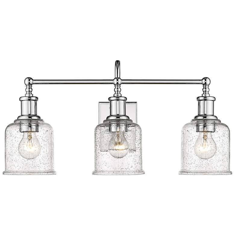 Image 5 Bryant 24" Wide Chrome 3-Light Vanity Bath Light more views