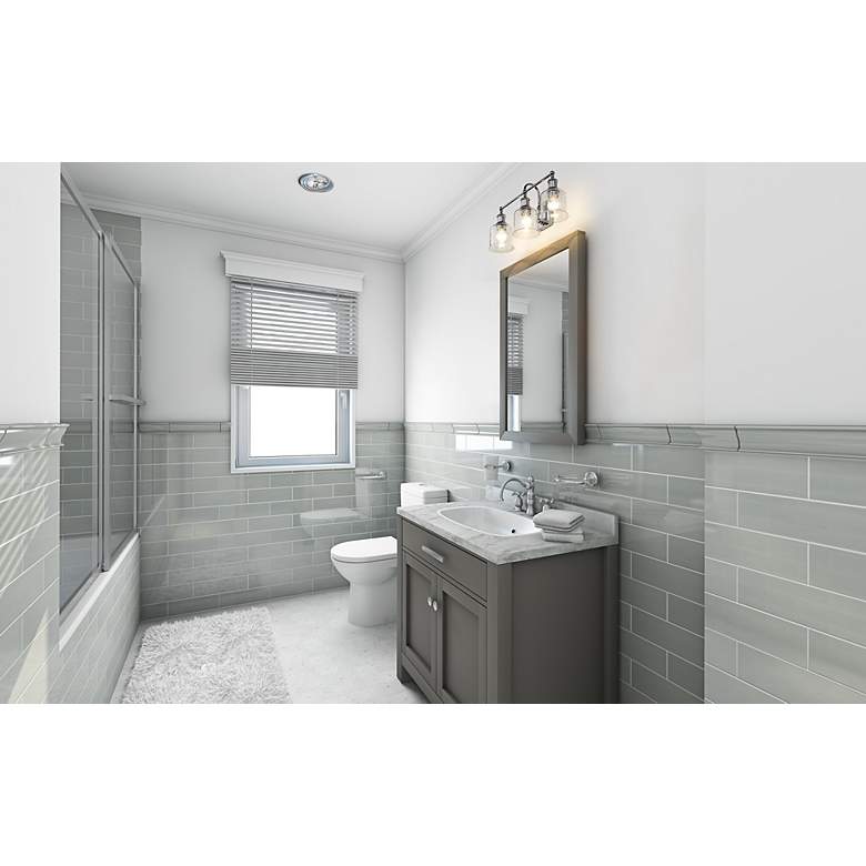 Image 7 Bryant 24" Wide Chrome 3-Light Vanity Bath Light more views