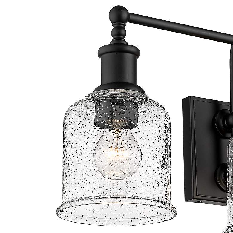 Image 4 Bryant 24" Wide Matte Black 3-Light Vanity Bath Light more views